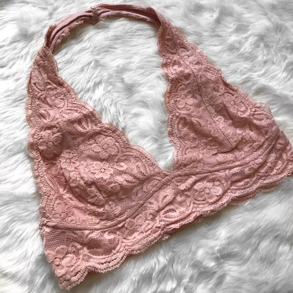 >>LAST<< Sasha Halter Bralette - Blush (PLUS) - Picture 2 of 5